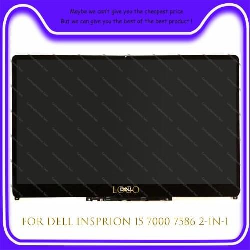 15.6" UHD 4K FHD LCD LED Touch Screen Digitizer Replacement Assembly For Dell Inspiron 15 7000 7586 2-in-1 P76F P76F001