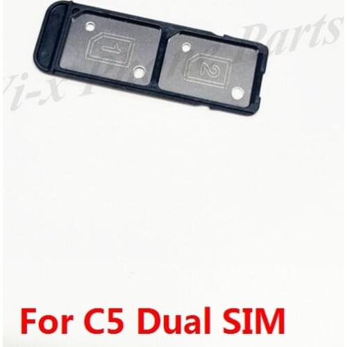 10PCS/LOT Dual SIM Card Tray Slot Holder Adapter for Sony Xperia C5 Phone Replacement Repair Part