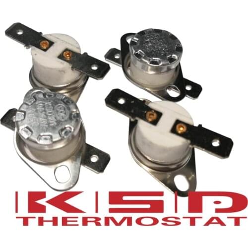 5pcs/lot KSD301 185C 185 Celsius degree 10A250V N.C. Normally Closed Ceramics Temperature Switch Thermostat Tem control switch
