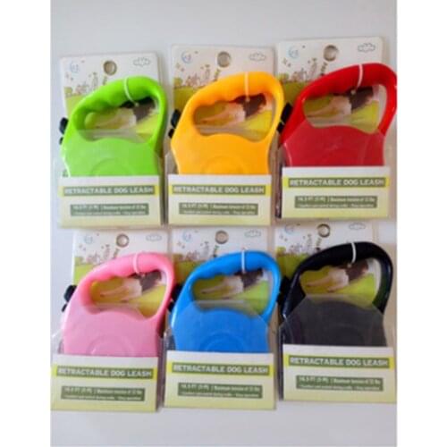 Europe hit 3 m 5 m automatic telescopic dog leash, pet traction apparatus The dog dog rope chain