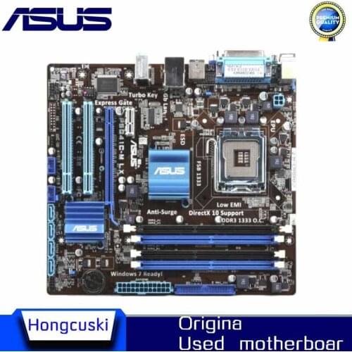 For ASUS P5G41C-M LX Used original motherboard Socket LGA 775 DDR3 G41 Desktop Motherboard