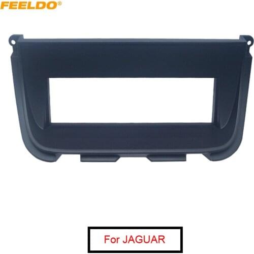 FEELDO Car 1DIN Stereo CD Radio Fascia Panel Frame For JAGUAR XJ (European) Dashboard Installation Mount Kit #AM5226