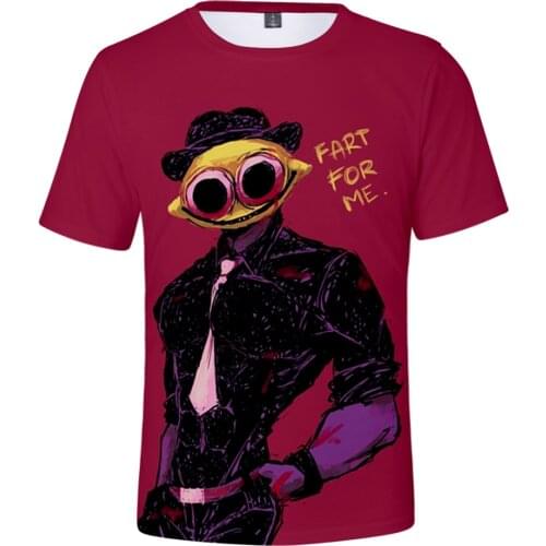 Friday night funkin Lemon Demon 3D Print Spring Summer Preppy Style Men/Women Street Clothes T-shirt Retro Innovation Style