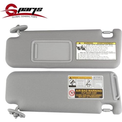 G-Parts For Toyota 4Runner With Mirror Sunvisor Car Driver Sunshade Sun Visor Left Driver Side 2004-2008 74320-3D050 Auto Parts