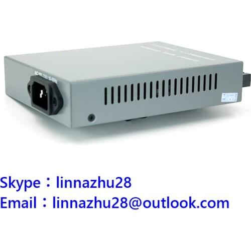 HTB-4100 10/100/1000Mbps SC Port 20KM RJ45 Single mode Optical Fiber Media Converter Media converter (1000Mbps)