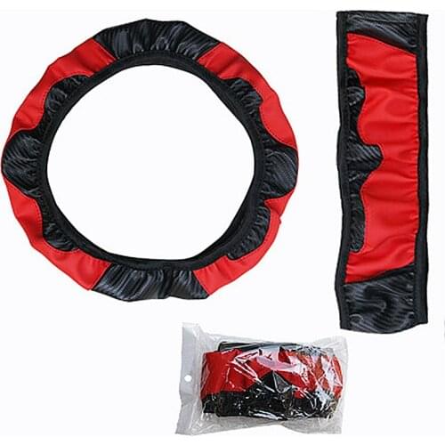 Car Steering Wheel leather protective cover for Porsche for Land rover range rover for VW CC Polo golf 4 Series Car Accessories