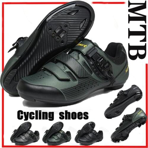 New zapatilha ciclis MTB racing womens bicycle shoes spike mountain bicycle shoes mens outdoor sports self-locking road bicycl