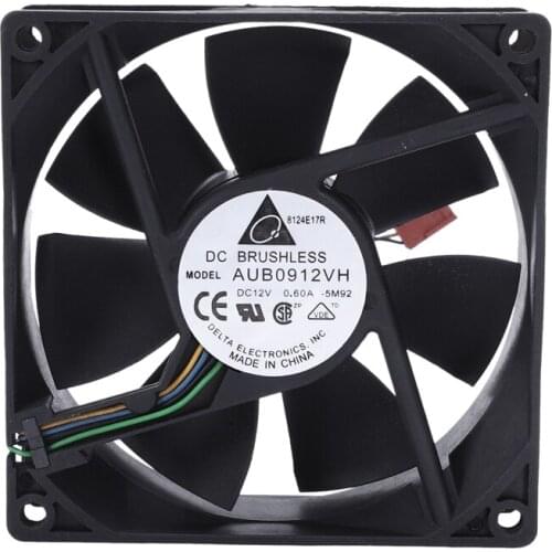 90*90*25MM DC 12V 0.60A 4-pin computer cpu cooling fans