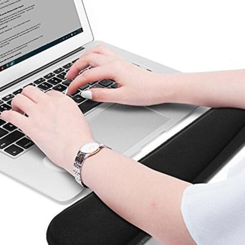 Nosii 2pcs/Set Memory Foam Keyboard Wrist Rest Mouse Wrist Support Set Ergonomic Wrist Pad For Office, Computer And Gaming