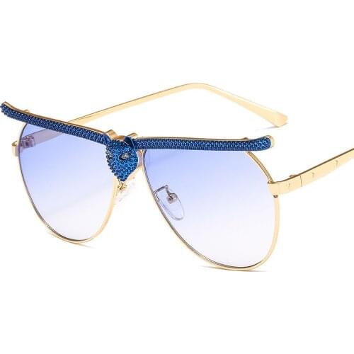 2021 Newest Fashion Sunglasses Luxury Gold Metal Frame UV400 AC Lens Sunglasses Lentes Pilot Sunglasses for men women