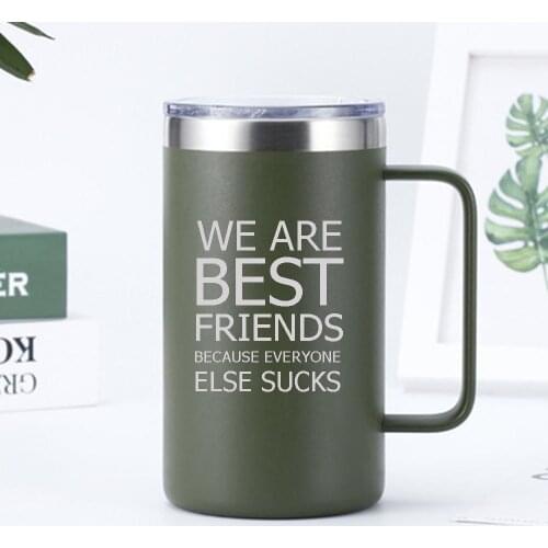 New Style 24oz stainless steel Insulated Vacuum Flasks Thermal Hot Wate Bottles Thermos Coffee Mug Personalized Gift Thermos Cup