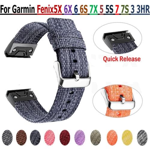 26mm For Garmin Fenix 6X Pro 5X 5 Plus 3 3HR Watch Band Quick Release Wrist band Strap for Garmin Fenix6x/Fenix5x Smart Bracelet