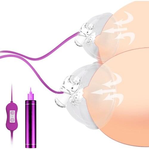 Sex Vibrating Nipple Massager Vibrator Breast Stimulation Female Masturbator Breast Enhancement Erotic Adult Sex Toys For Woman