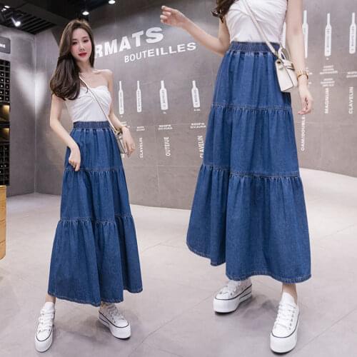 Silka surplus Denim Skirts For Women