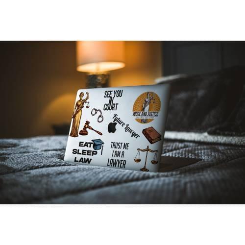 Sticker Master Attorney Themed Laptop Notebook Tablet IPhone Mac Pc Sticker Set 30 PCs Stickerbomb