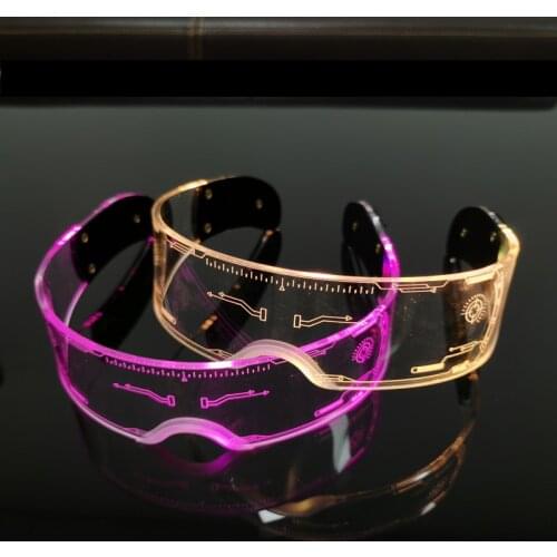 LED High Technology Glasses for Dancing Party Bar Disco Night Club Glowing Rave Atmosphere Activing DJ Bright Props