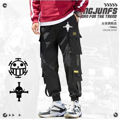 Winter White Beard Luffy Anime Men Women Casual Pants Cargo Trousers Sweatpants Fashion Pantalon Hombre Fashions