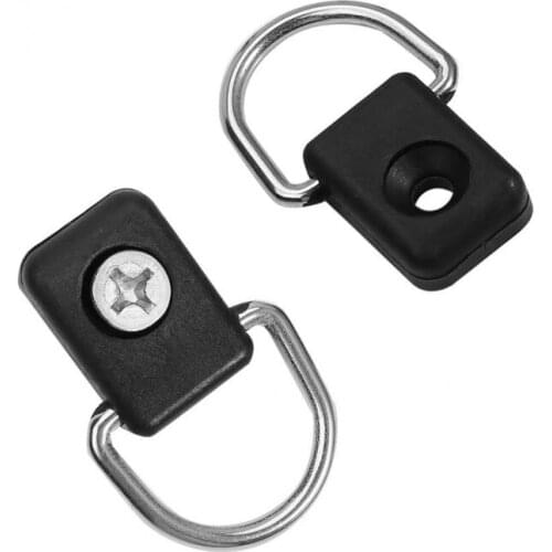 10pcs Kayak Canoe D ring Rope Fixing Accessories Fishing D Ring With Screws for Accessory Kayak Accessories Bungee Kit