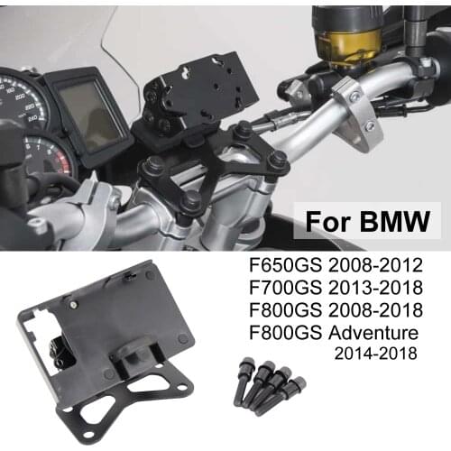 2008-2018 NEW For BMW F650GS F700GS F800GS Mobile Phone Navigation Bracket Motorcycle USB Charging Mount F 800 GS Adventure