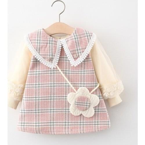 2021 new born baby girl clothes spring fall dress costume for infant baby clothing girls 1 year birthday princess dresses dress