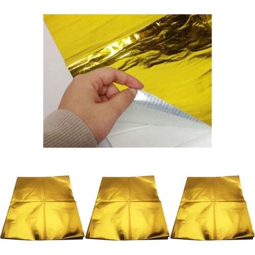 3PCS HEAT BARRIER BLANKET REFLECTIVE PROTECTIVE MAT WRAP FOR CAR MOTORCYCLE