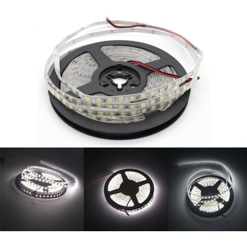 5M/Roll DC 12V 5mm SMD 2835 Flexible Led Strip Light 120LED/ m Waterproof IP67 For Outdoor Indoor Home Decoration