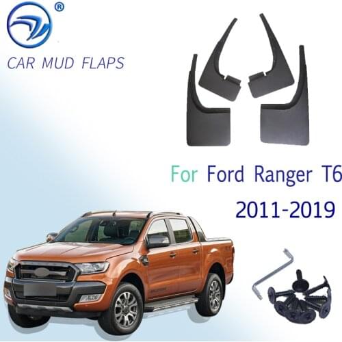 Car Splash Guards Mud Flaps for Ford Ranger T6 2011 - 2019 mudguards mudflaps Fender 2011 2012 2013 2014 2015