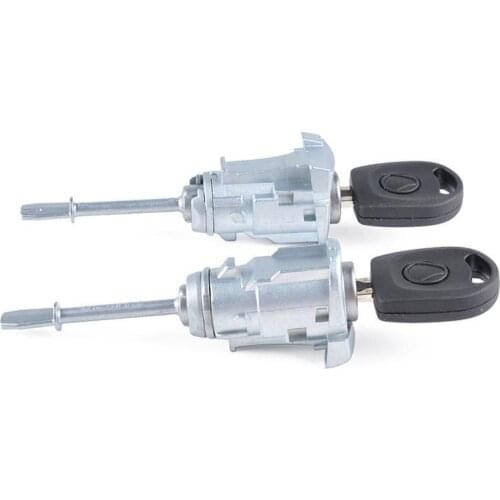 Adeeing Door Lock Core Automoble Zinc Alloy Left/Right Door Lock Cylinder for Seat Cordoba Ibiza III OE 6L3837167/6L3837168