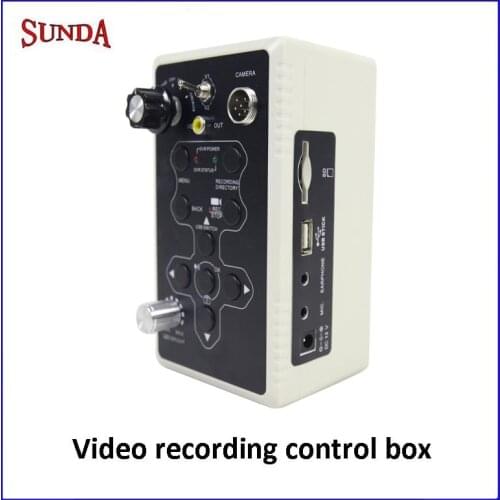 Video recording control box for pipeline inspection camera DVR video record