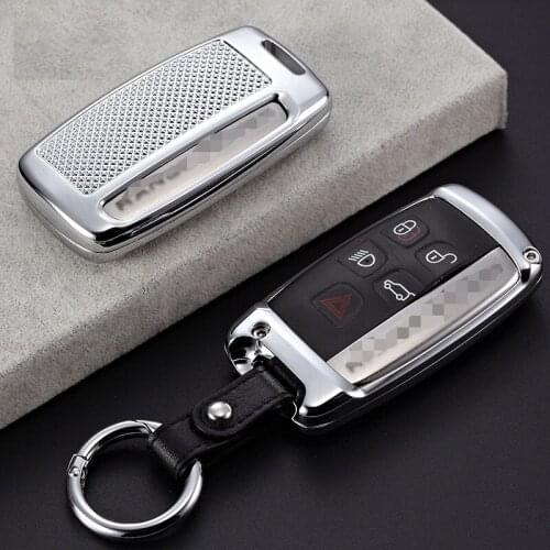 Zinc Alloy Car key cover key shell for Land Rover Range Rover Evoque Discovery 4 Discovery Sport for Jaguar Key Protection