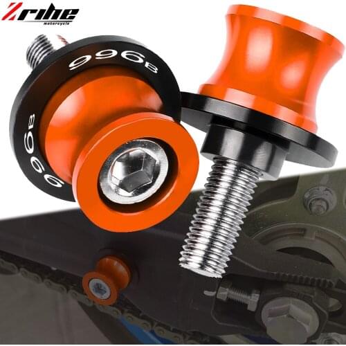 For DUCATI 996 996B SPS R 2019 2020 2021 Motorcycle Aluminum Accessories 8MM Swingarm Sliders Spools CNC Swing Arm Stand Screw