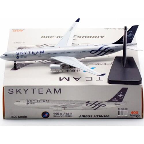 1:400 Alloy Collectible Plane Gift Aviation AV4080 China Southern "Skyteam" Airbus A330-300 Diecast Aircraft Jet Model B-5928