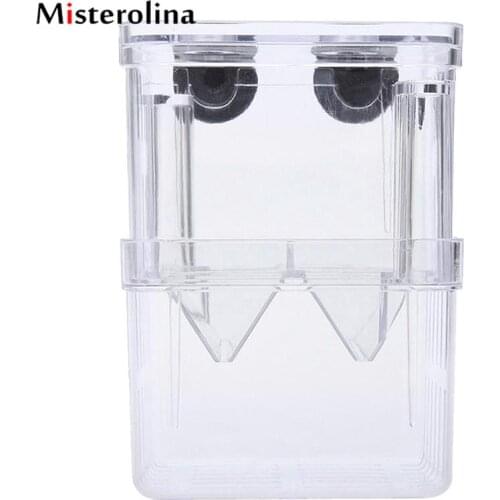 Fish Breeding Isolation Box Fish Aquarium Box Improve Layer Aquarium Incubator Hatching Double Survival Supplies Pet R W6q2
