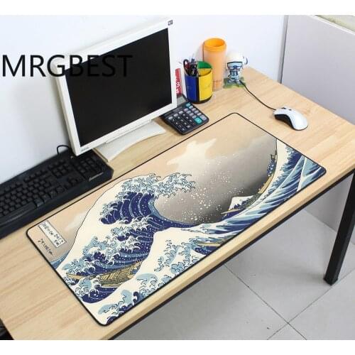 MRGBEST 80x40/70x40 Custom Large Mouse Pad Speed Keyboard Mat Rubber Gaming Desk for Game Player Desktop PC Computer Laptop