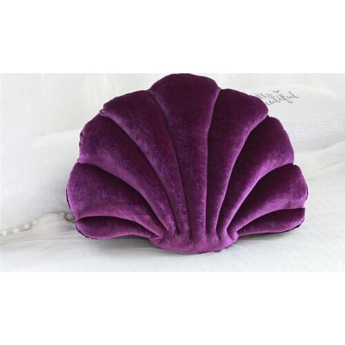 Seashell Plush Message Bench Armchair Pillow Home Bedroom Baby Seating Cushion Floor Pad