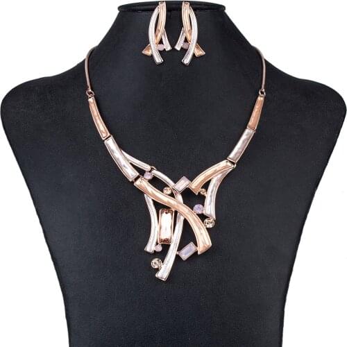 MS1504835 High Quality Jewelry Sets Environmentally Friendly Alloy Womans Necklace Earring Set Lead&Nickle Free HKten