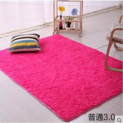 Bedroom Living Room Large Size Plush Soft Shaggy Alfombras Carpet Rectangle Mats Non-slip Floor Mats Faux Fur Area Rug