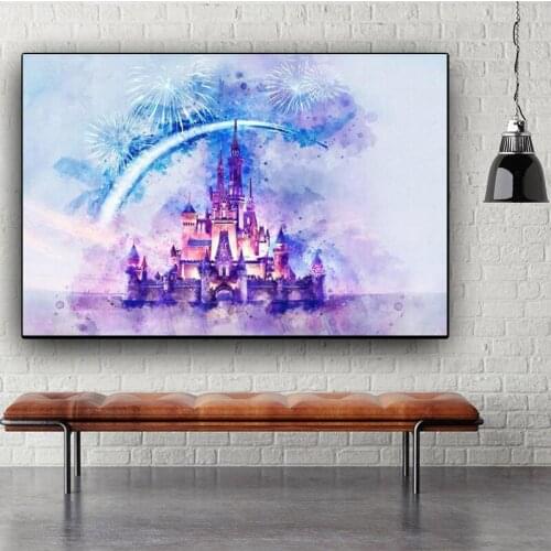 5D DIY Diamond Painting Disney Art The Night View Castle Cross Stitch Kit Full Drill Embroidery Mosaic Art Picture Home Decor