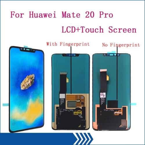 6.39'' Original Display with fingerprint For Huawei Mate 20 Pro LCD DISPLAY Touch Screen Digitizer Assembly Repair parts