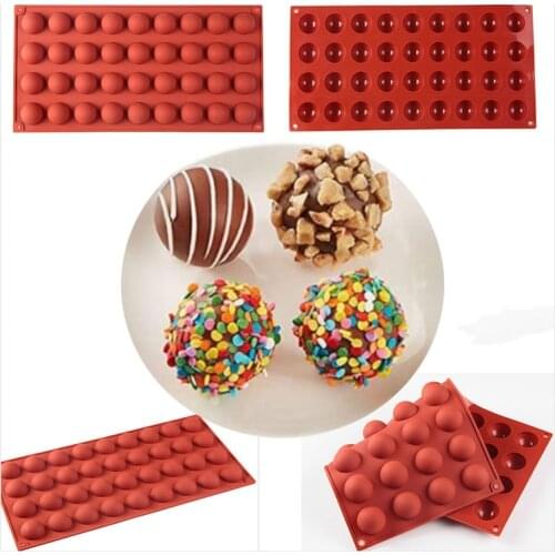 Half Ball Sphere Silicone Cake Bakeware Fondant Cupcake Decorating Cake Mold Cookies Muffin Chocolate Cookie Mould Baking Tools