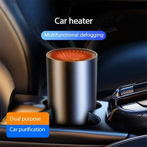 Portable Auto Heater Defroster Car Cup Heater 12 Volt Car Heating Electric Travel Vehicle Fan Heating And Air Purification