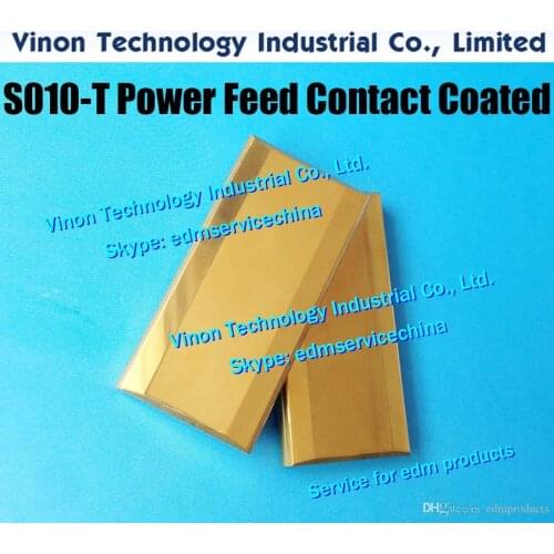 S010-T Power Feed Contact 87-3 (Titanium Coated) 4.8x40x20mm 3085936,3080972,3084592,118269, MW410765A Conductivity Piece GTI-05