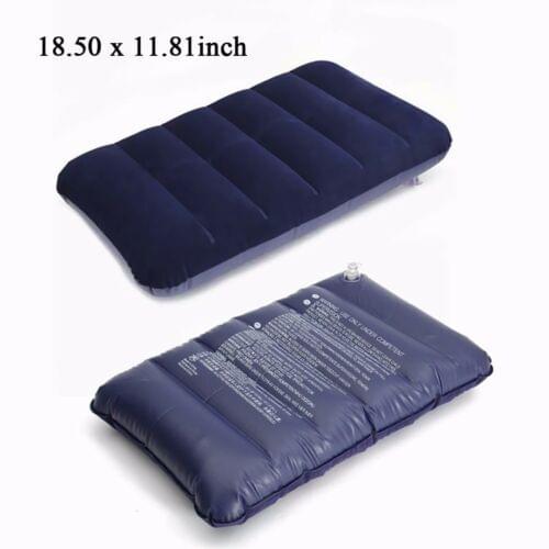 Foldable Pillow Outdoor Travel Sleep Pillow Air Inflatable Cushion Fr Break Rest