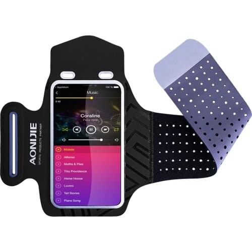 AONIJIE Men Women Running Arm Pack Outdoor Sport Armband Jogging Hiking Camping Gym Fitness Touch Screen Mobile Phone Bag