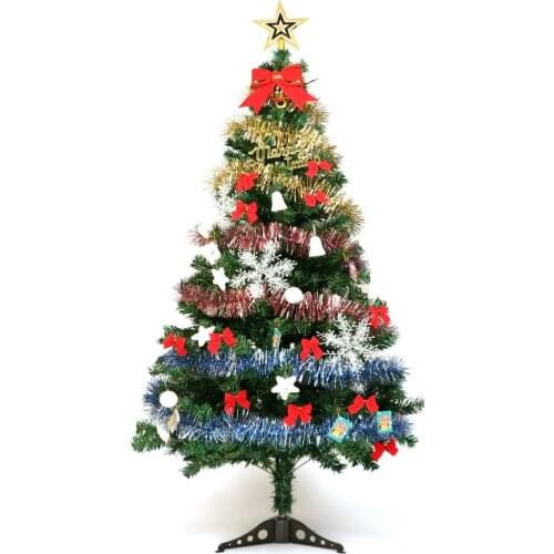 CHRISTMAS DECORATIONS 1.5 METERS NEW YEAR CHRISTMAS TREE PACKAGE ENCRYPTION CHRISTMAS TREE WHOLESALE WITH DECORATIVE LIGHTS