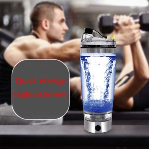 USB Rechargeable Electric Mixing Cup Portable Protein Powder Shaker Bottle Mixer 37MF