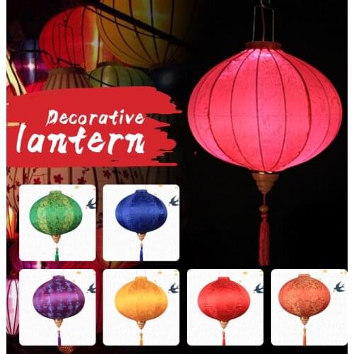12in/14inch Waterproof LED Solar Cloth Chinese Lantern Outdoors Festival Wedding Party Garden Hanging Lamp Light Decoration
