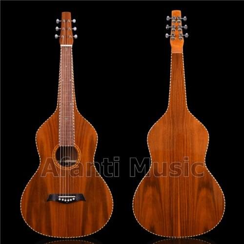 All Koa Wood Weissenborn Hawaiian Slide Guitar of Afanti Music (HG-850S)