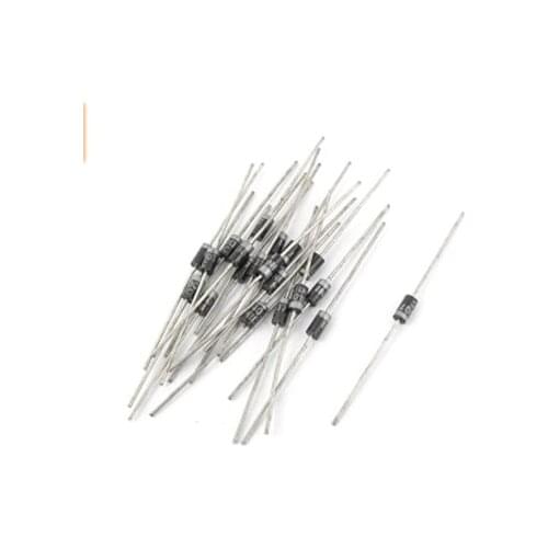 XFCZMG 100PCS 1N4007 DO-41 Axial Silastic Guard Junction Standard Rectifier Diode (Pack of 20)