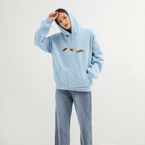 Funny Graphic Hoodies Overiszed Goth Aesthetic 90s Graphic Sweatshirt Harajuku Vintage Hoodie with Pocket Sweetshirt for Girls